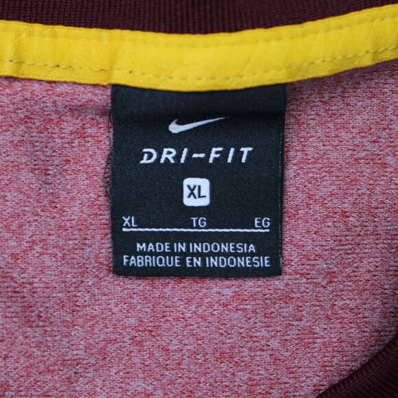 Nike Minnesota Golden Gophers Sweatshirt Mens XL Red Dri-Fit 1/4 Zip Pullover - Picture 8 of 16